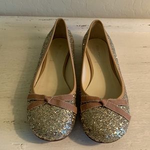 Miu Miu glitter flats